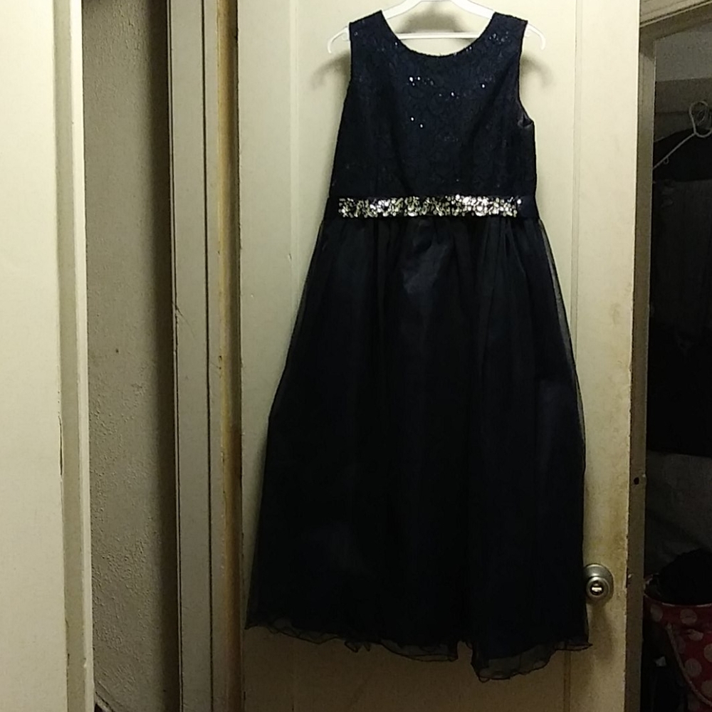 Navy Blue Formal Dress - Size 18